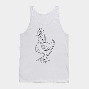 Rooster Chicken Tank Top